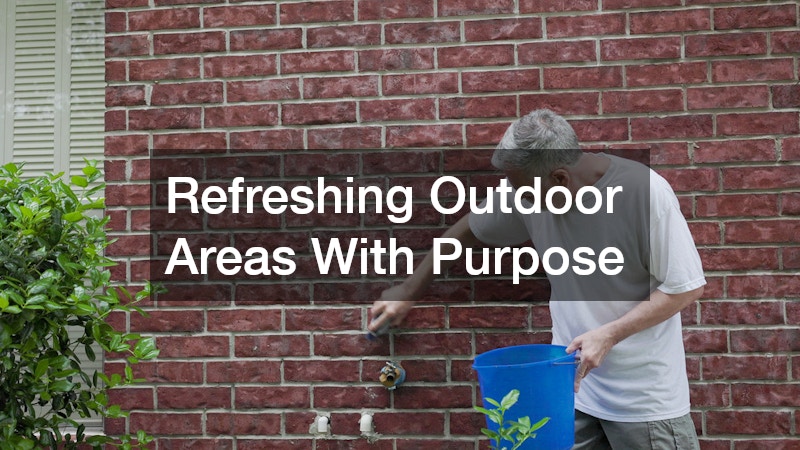 Refreshing Outdoor Areas With Purpose