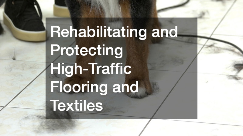 Rehabilitating and Protecting High-Traffic Flooring and Textiles