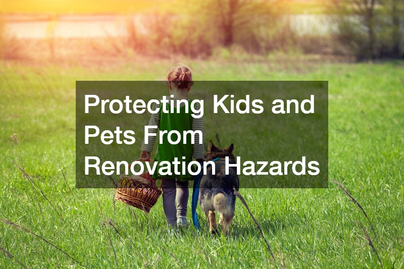 Protecting Kids and Pets From Renovation Hazards