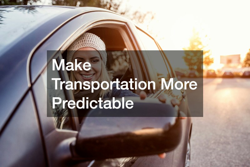 Make Transportation More Predictable
