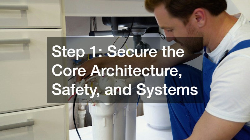 Step 1: Secure the Core Architecture, Safety, and Systems