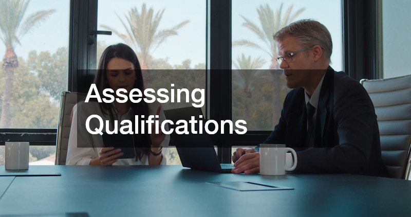 Assessing Qualifications
