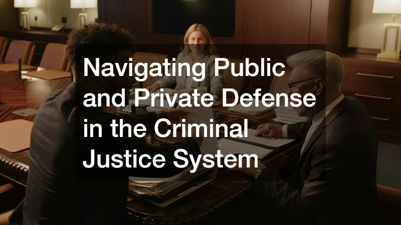 Navigating Public and Private Defense in the Criminal Justice System