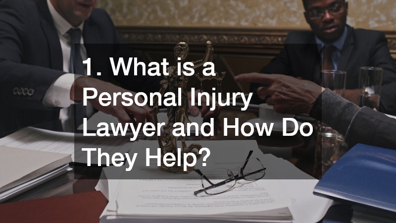 1. What is a Personal Injury Lawyer and How Do They Help?