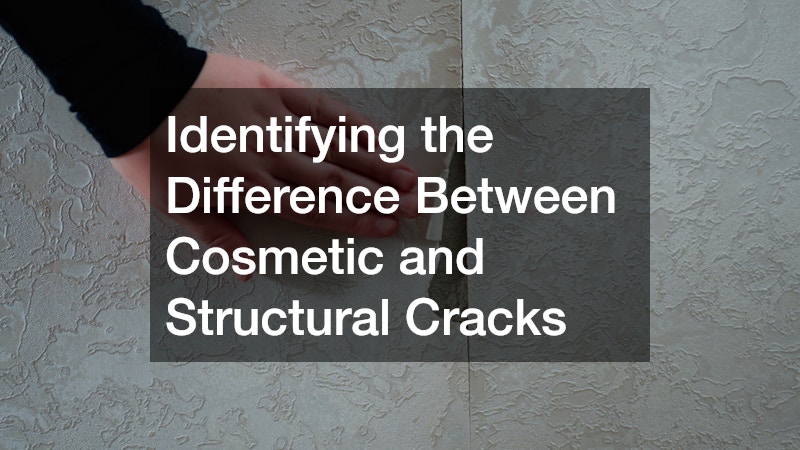 Identifying the Difference Between Cosmetic and Structural Cracks