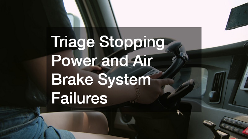 Triage Stopping Power and Air Brake System Failures