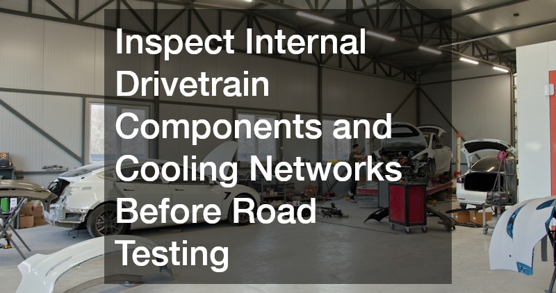 Inspect Internal Drivetrain Components and Cooling Networks Before Road Testing