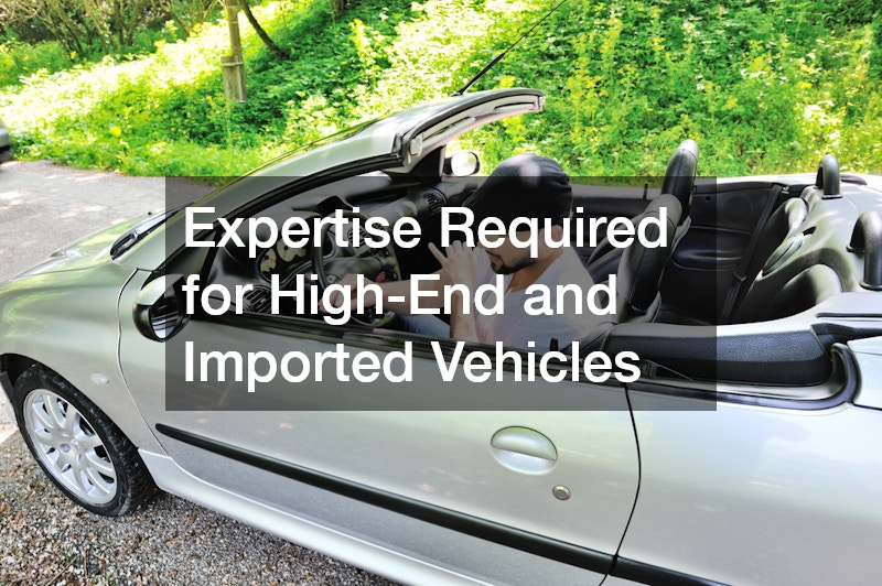 Expertise Required for High-End and Imported Vehicles