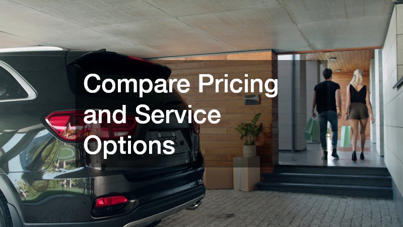 Compare Pricing and Service Options