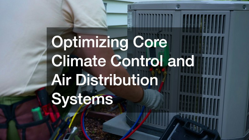 Optimizing Core Climate Control and Air Distribution Systems