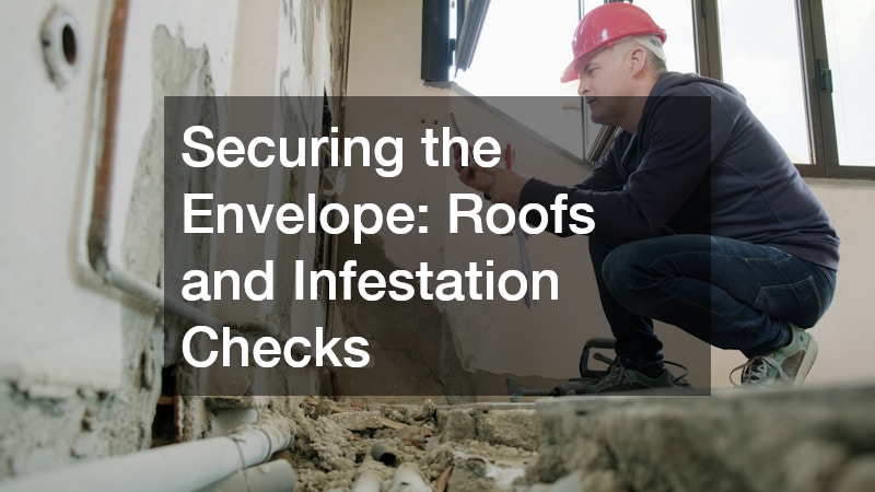 Securing the Envelope: Roofs and Infestation Checks
