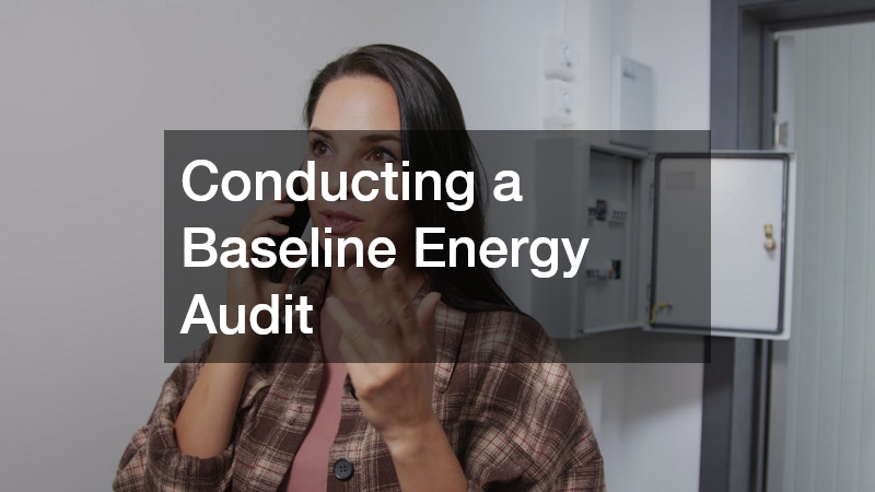Conducting a Baseline Energy Audit