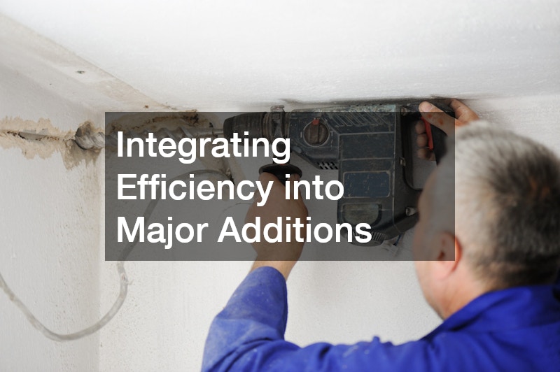 Integrating Efficiency into Major Additions