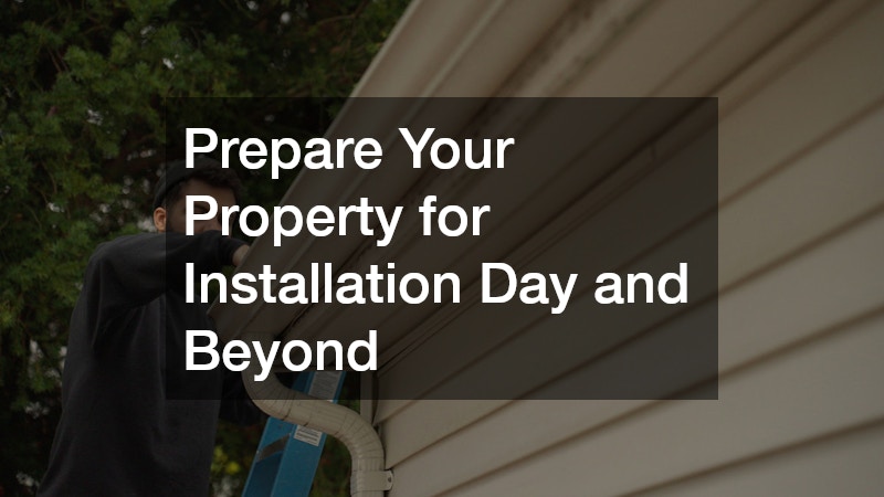 Prepare Your Property for Installation Day and Beyond