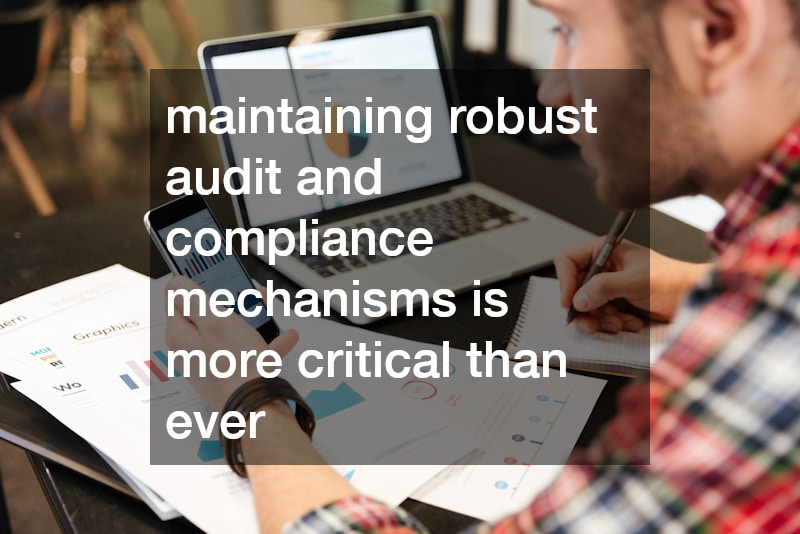 maintaining robust audit and compliance mechanisms is more critical than ever