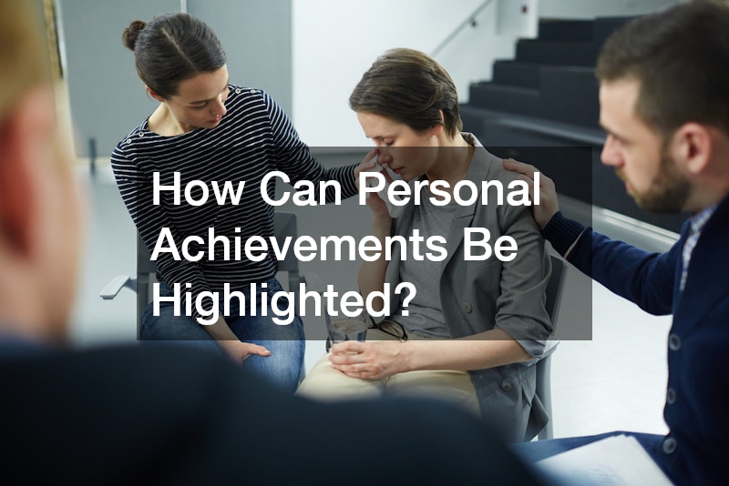 How Can Personal Achievements Be Highlighted?