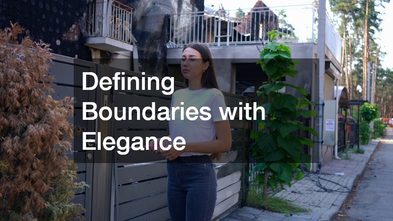 Defining Boundaries with Elegance