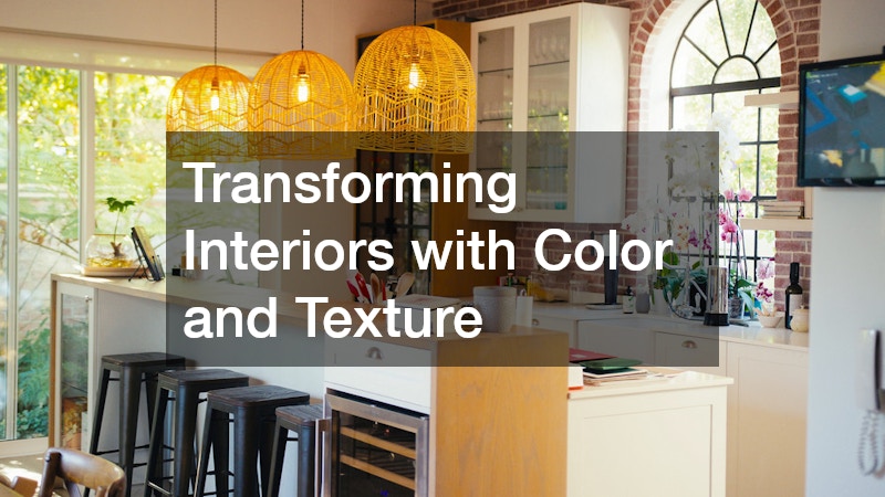 Transforming Interiors with Color and Texture