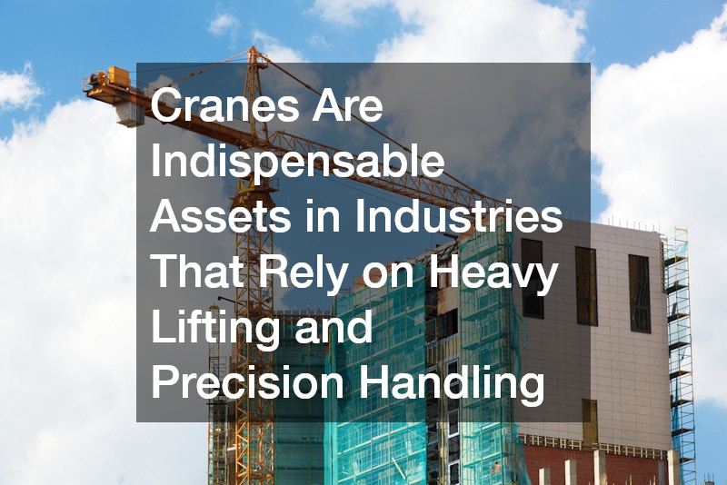 Cranes Are Indispensable Assets in Industries That Rely on Heavy Lifting and Precision Handling