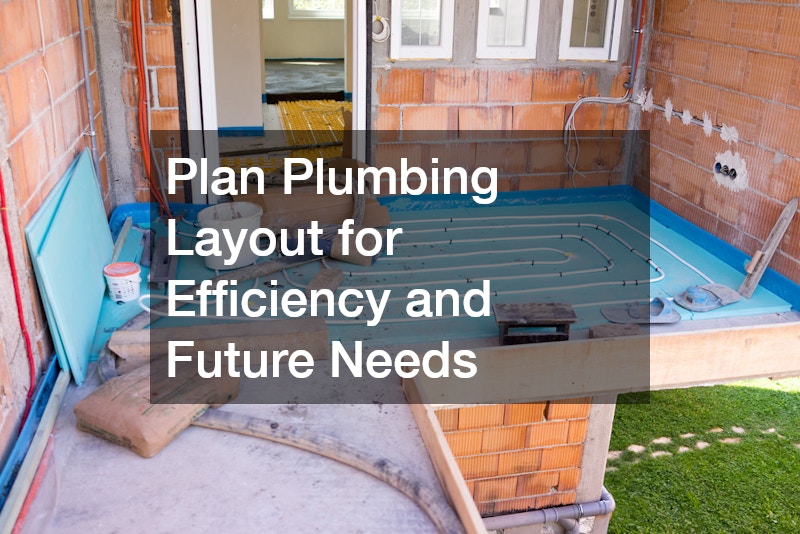Plan Plumbing Layout for Efficiency and Future Needs