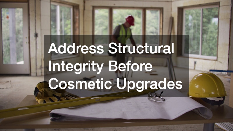 Address Structural Integrity Before Cosmetic Upgrades