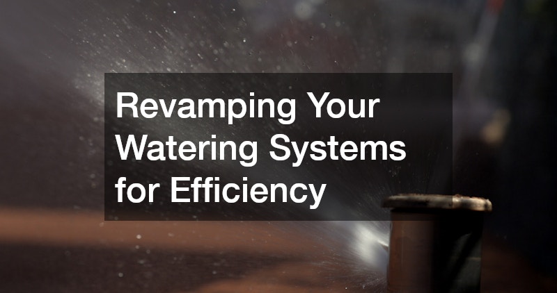 Revamping Your Watering Systems for Efficiency