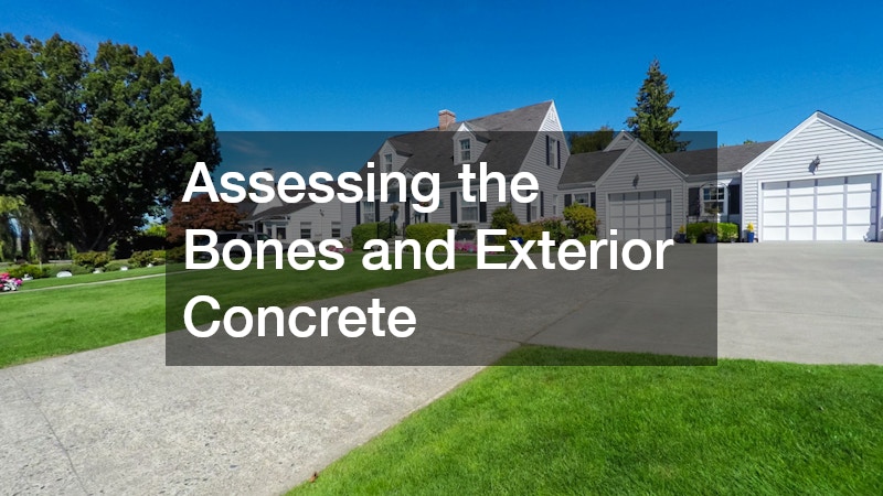 Assessing the Bones and Exterior Concrete