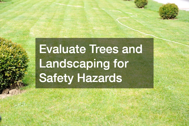 Evaluate Trees and Landscaping for Safety Hazards