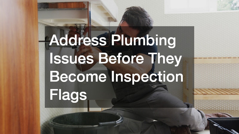 Address Plumbing Issues Before They Become Inspection Flags