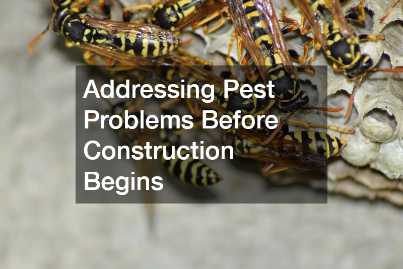 Addressing Pest Problems Before Construction Begins