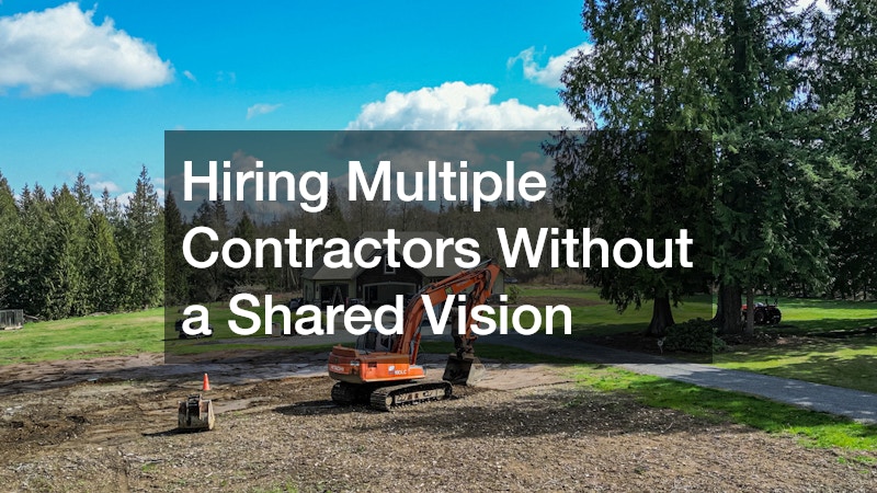 Hiring Multiple Contractors Without a Shared Vision