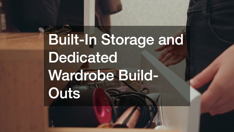 Built-In Storage and Dedicated Wardrobe Build-Outs