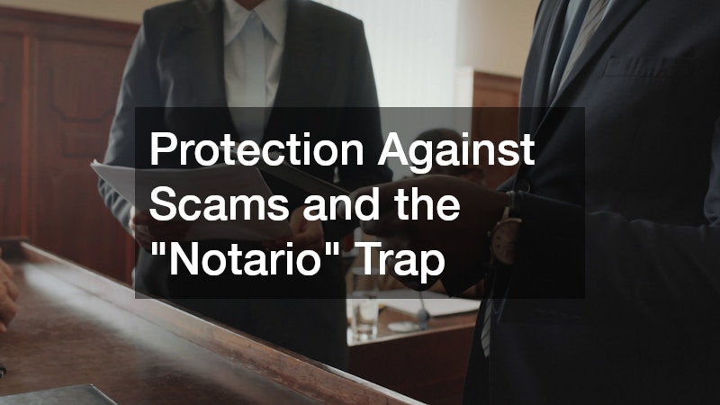 Protection Against Scams and the "Notario" Trap