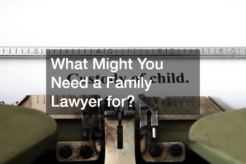What Might You Need a Family Lawyer for?
