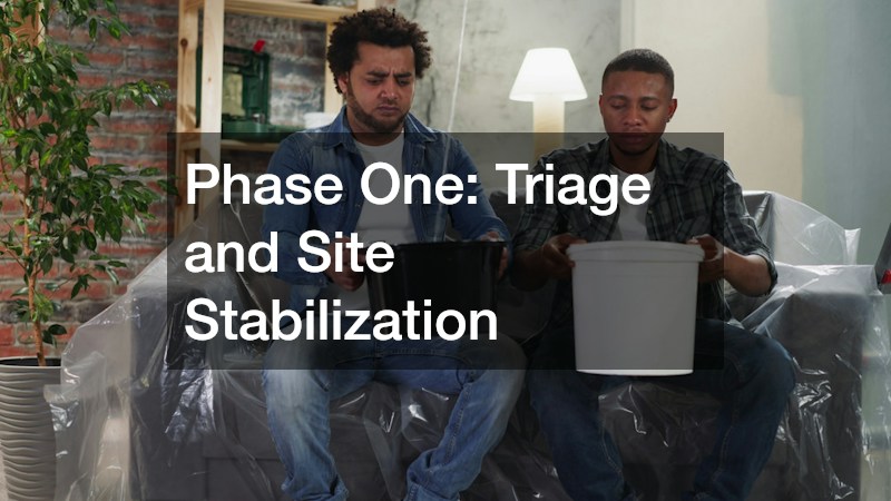 Phase One: Triage and Site Stabilization
