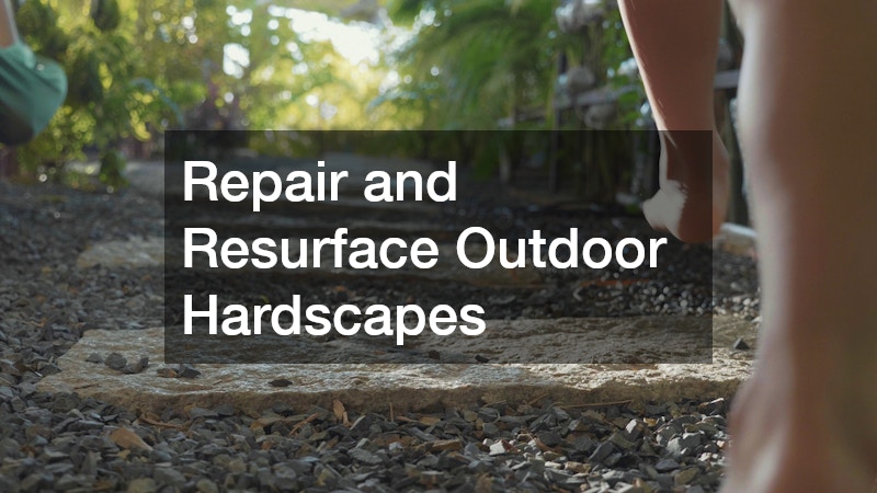 Repair and Resurface Outdoor Hardscapes