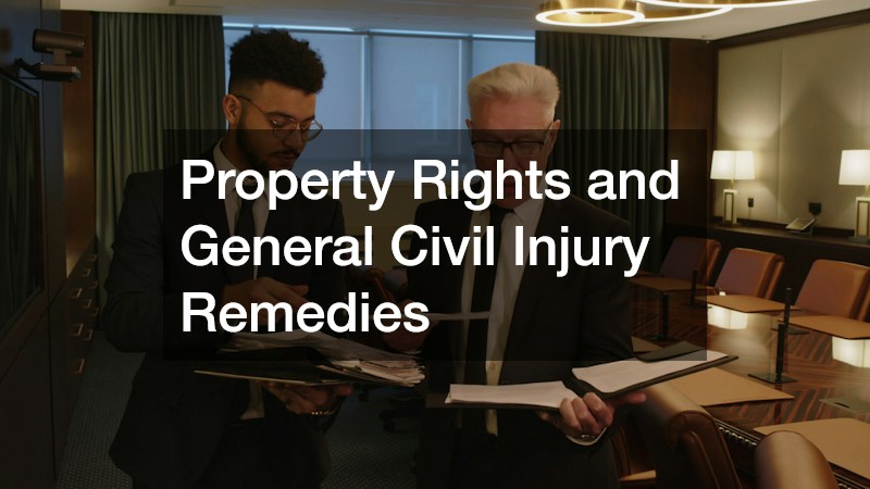 Property Rights and General Civil Injury Remedies