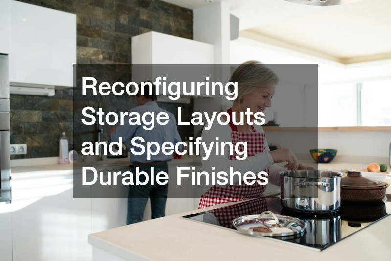 Reconfiguring Storage Layouts and Specifying Durable Finishes