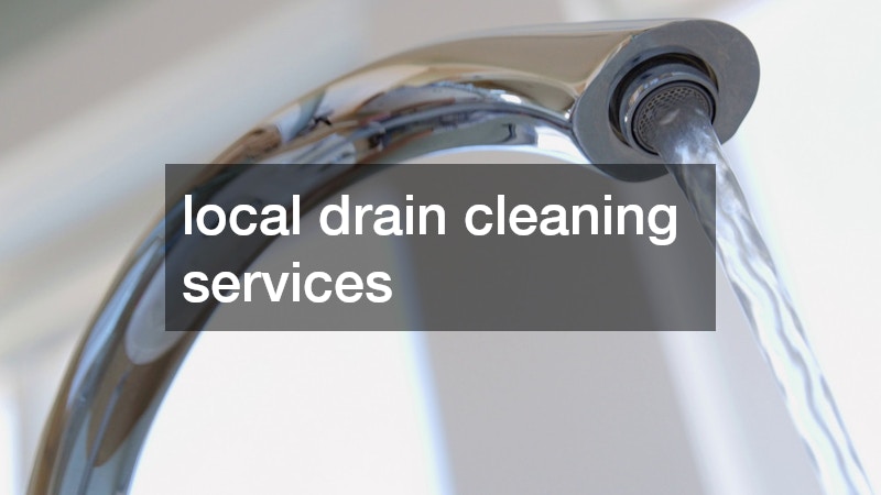 local drain cleaning services