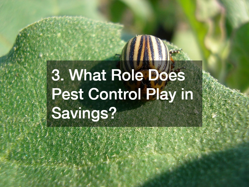 3. What Role Does Pest Control Play in Savings?