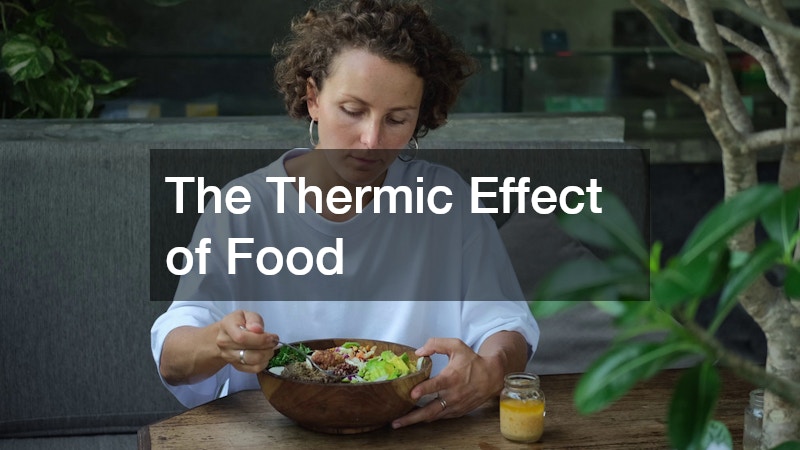 The Thermic Effect of Food