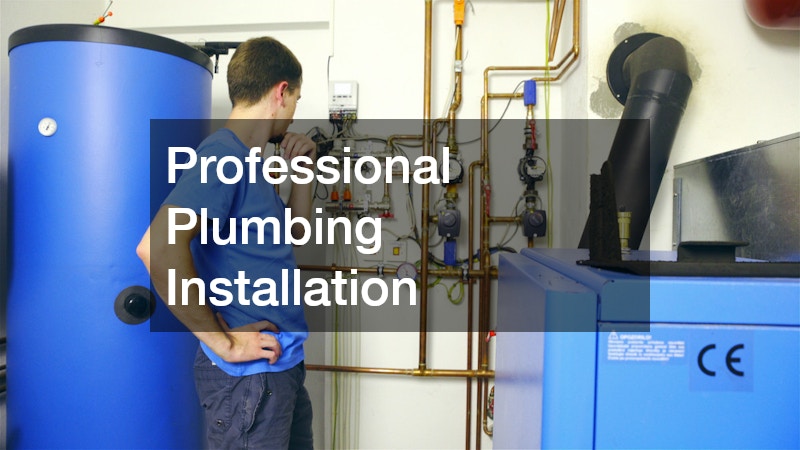 Professional Plumbing Installation