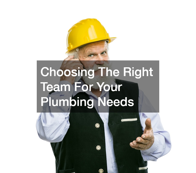 Choosing The Right Team For Your Plumbing Needs