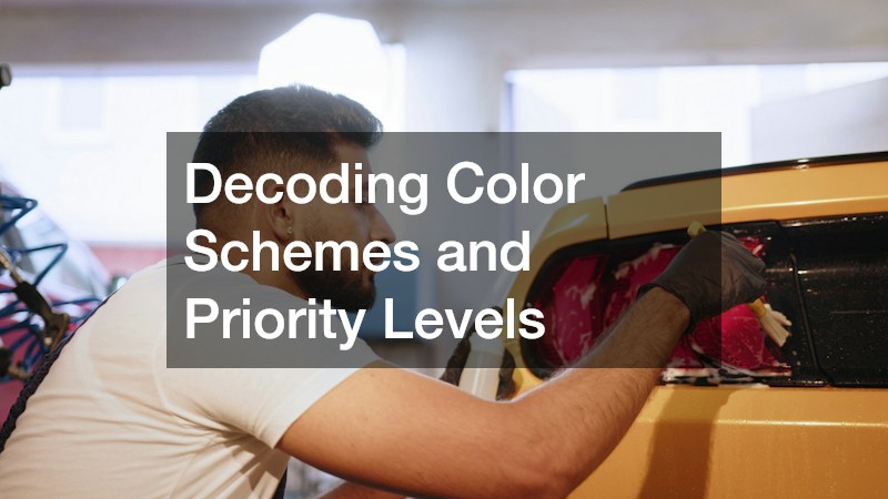 Decoding Color Schemes and Priority Levels