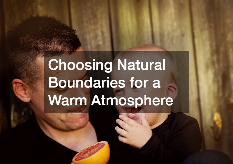 Choosing Natural Boundaries for a Warm Atmosphere