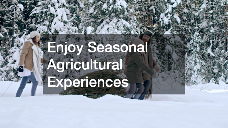 Enjoy Seasonal Agricultural Experiences