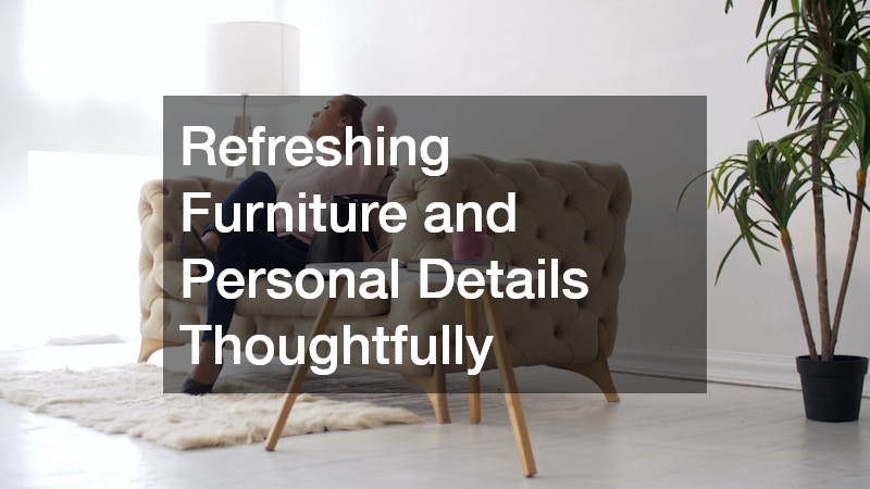 Refreshing Furniture and Personal Details Thoughtfully