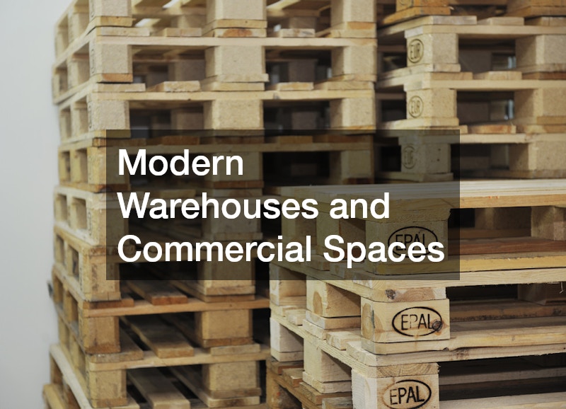 Modern Warehouses and Commercial Spaces