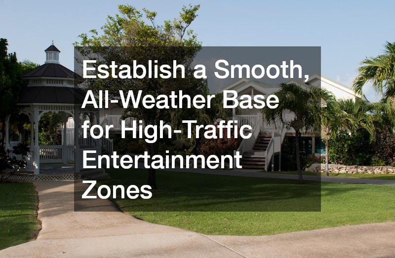 Establish a Smooth, All-Weather Base for High-Traffic Entertainment Zones