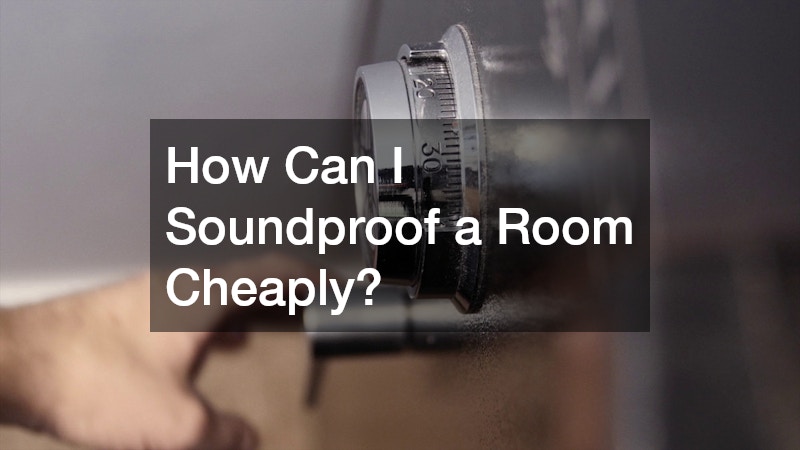 How Can I Soundproof a Room Cheaply?